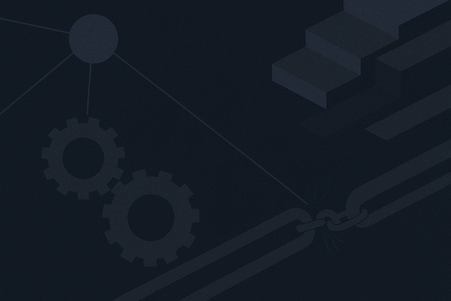 Ilustração editorial sobre a escolha de fornecedor de tecnologia e impacto operacional